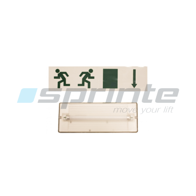 Bloc secours avec mini tube fluorescent