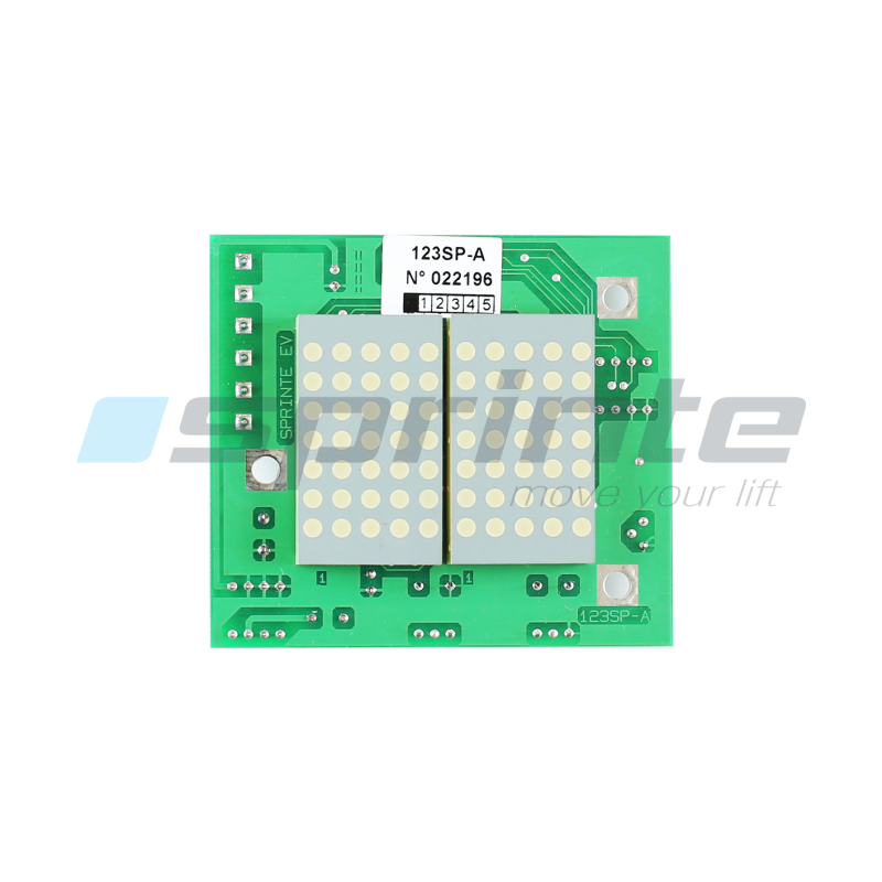 123SP - Display DOT 30mm 2 matrix blue