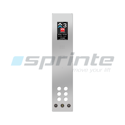 Plastron inox 185x950 2 rangées 6 trous