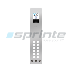 Plastron inox 185x950 2 rangées 12 trous