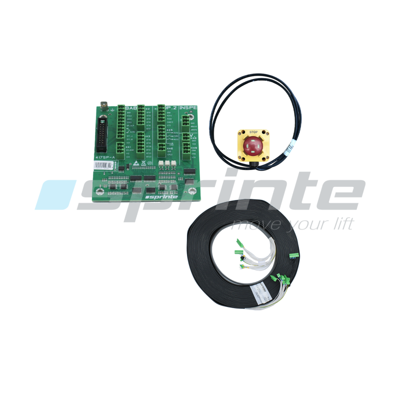 Pendentif porte 2 triphasé / Stop 2 / Cordons / 12 niveaux / 3.3m