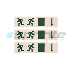 Bloc 3 éclairages secours en machinerie