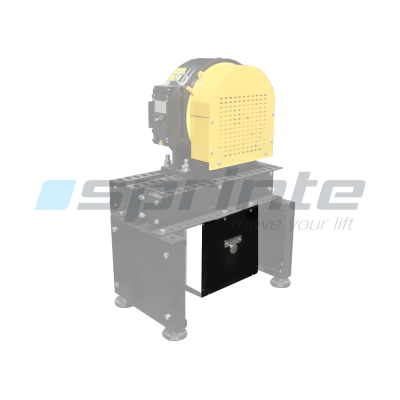 Support + poulie 400mm châssis standard WYJ103-08.3