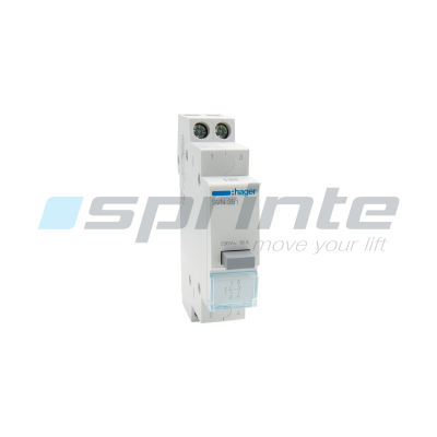 Push button 16A 2 NO