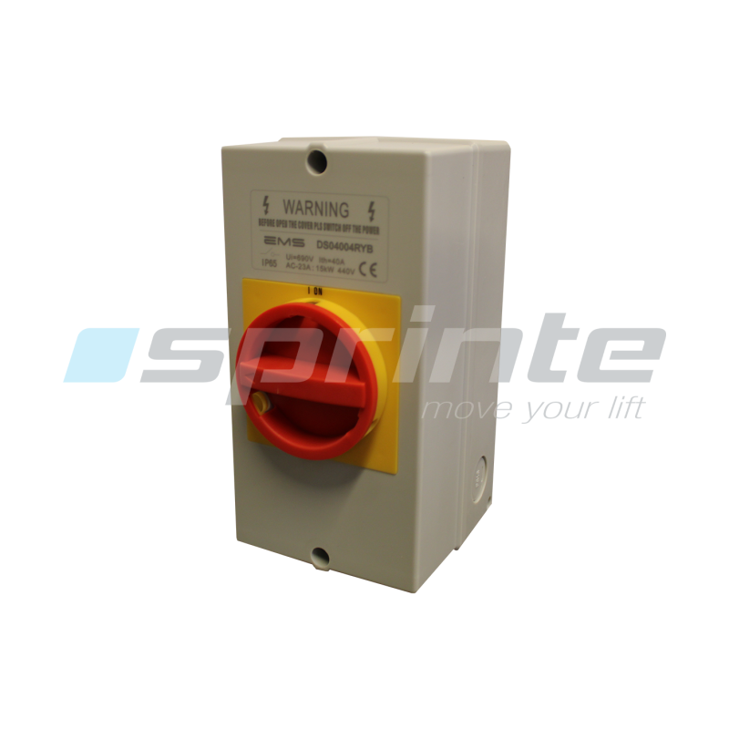 Lockable command switch 32A