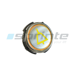 Bouton RT42-S IX WG anti-vandale Classe I led jaune 1 contact «Alarme»