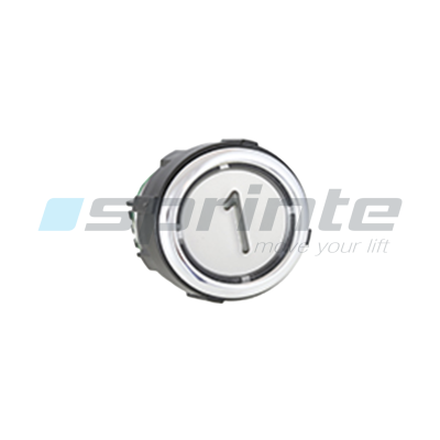 Push button VB42 XI anti-vandal Class II led blue 2 contacts «1»