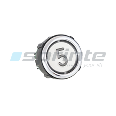 Push button VB42 XI anti-vandal Class II led blue 2 contacts «5»