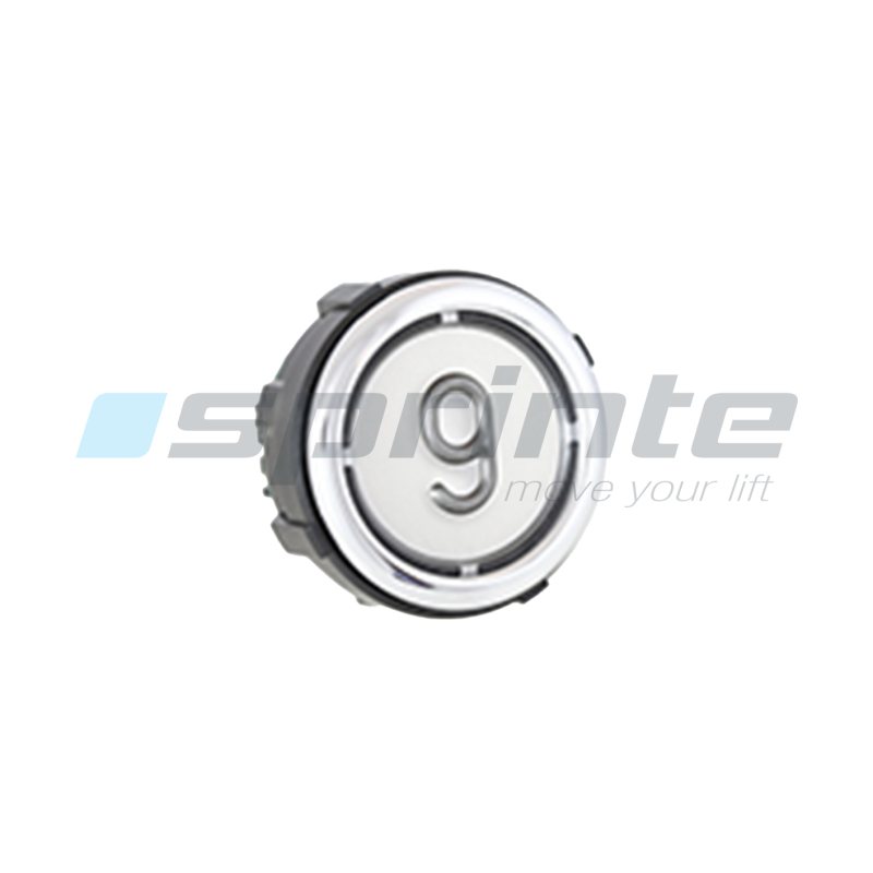 Bouton VB42 XI anti-vandale Classe II led bleue 2 contacts «9»