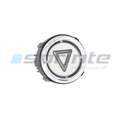 Push button VB42 XI anti-vandal Class II led blue 2 contacts «Arrow down»