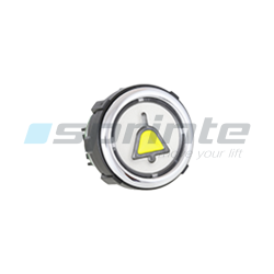 Push button VB42 XI anti-vandal Class II led blue 2 contacts «Alarm»