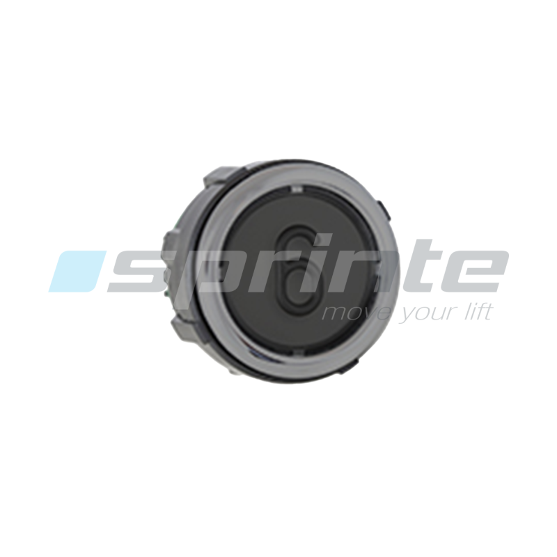 Bouton VB42 XI noir anti-vandale Classe II led bleue 2 contacts «6»