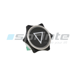 Push button MD7 noir led blue 1 contact «Arrow down»