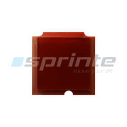 Plexiglass filter red 4mm for display 124SP 50mm