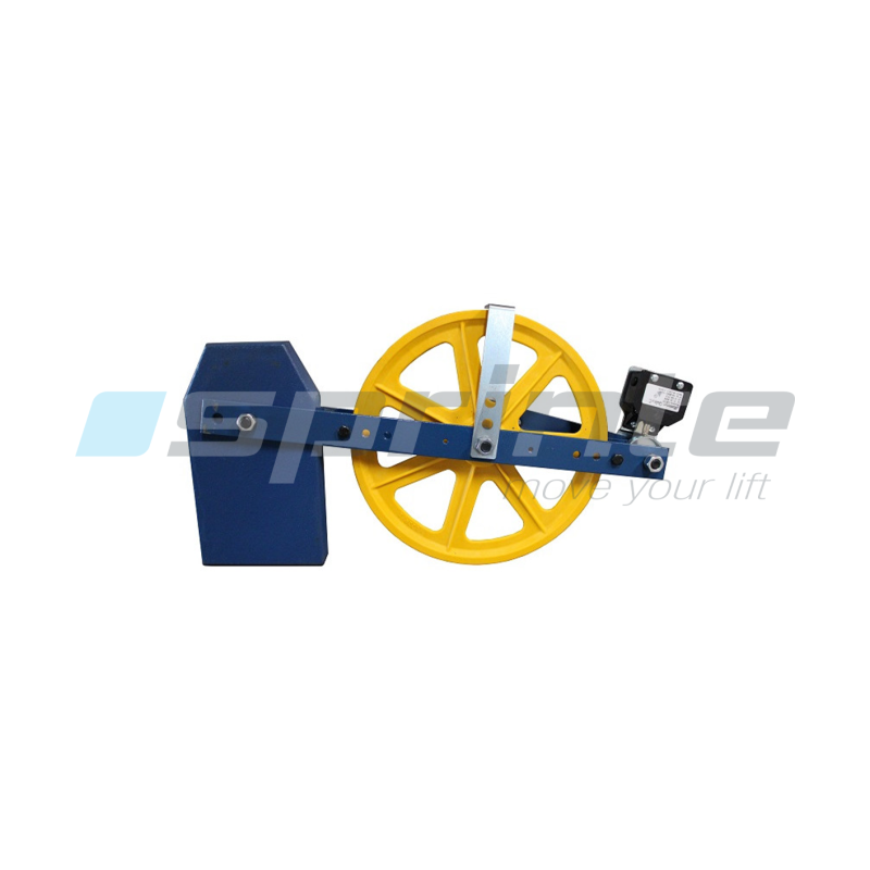 Long tension pulley on guide 1x11KG D300mm 1 Contact NC