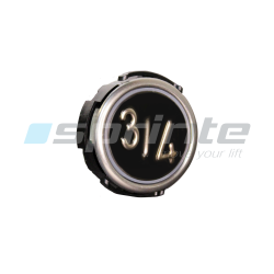 Bouton RT42 IX WG anti-vandale Classe I led bleue 1 contact «3/4»