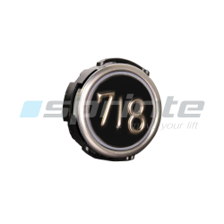 Push button RT42 IX WG anti-vandal Class I led blue 1 contact «7/8»