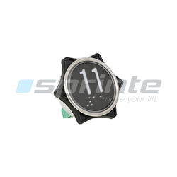 Push button MD7 noir led blue 2 contacts «11»