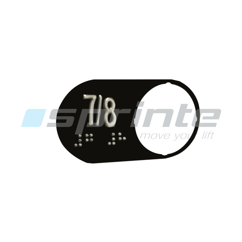 Braille plate «7/8»
