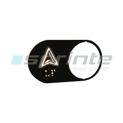 Braille plate horizontal «Arrow up»