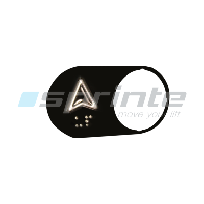 Braille plate horizontal «Arrow up»