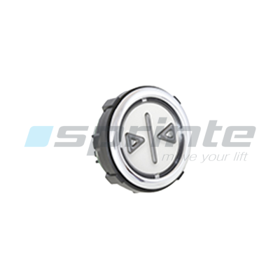 Bouton VB42 XI anti-vandale Classe II led bleue 2 contacts «Fermeture des portes»