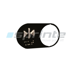 Braille plate «Doors close»