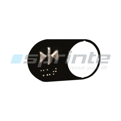 Braille plate «Doors close»