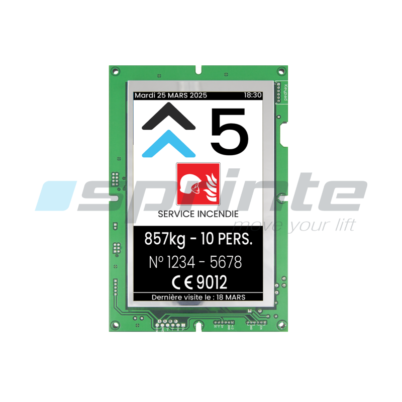 236SP - Display 7'' TFT color 130X200mm