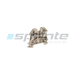 Junction block with screw 16mm - Beige