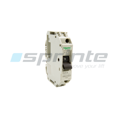 Magnetothermal circuit breaker 1 pole 2A