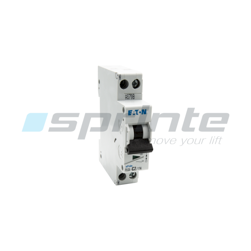 Phase / neutral circuit breaker 6A
