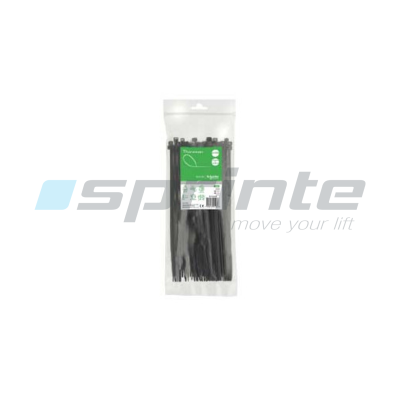 Collier noir (100pcs) L 380mm x l 7.6mm