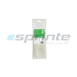 Collier blanc (100pcs) L 200mm x l 3.6mm