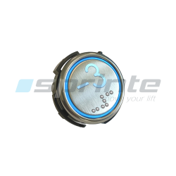 Push button RT42-S IX WG anti-vandal Class I led blue 1 contact «-3»