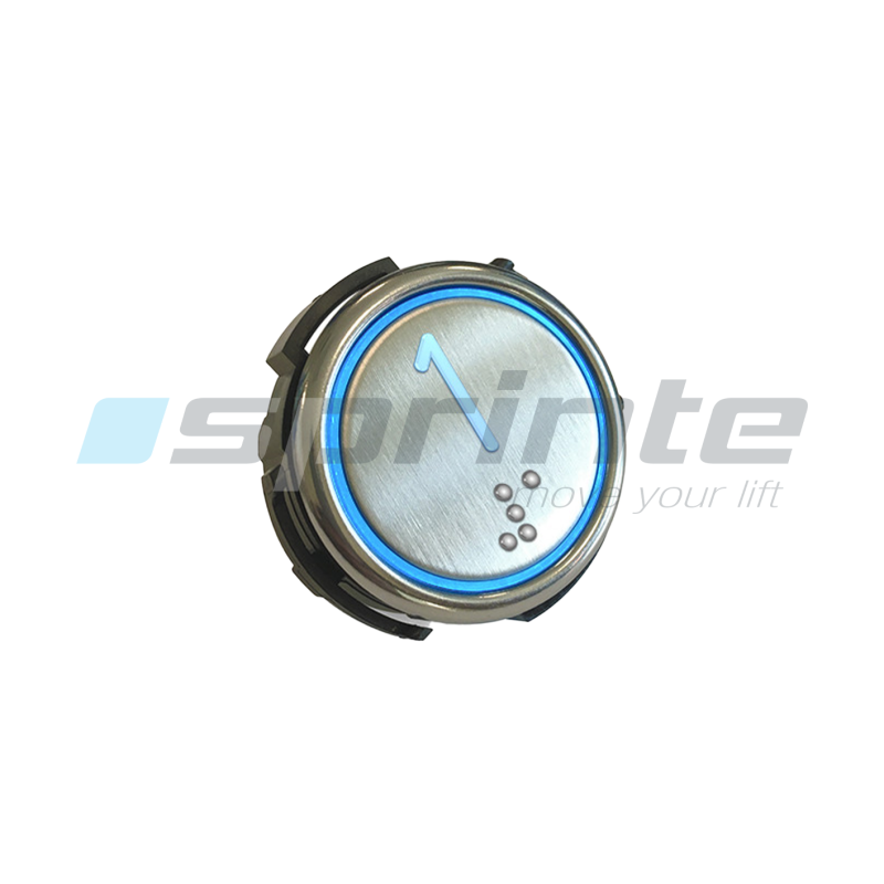 Push button RT42-S IX WG anti-vandal Class I led blue 2 contacts «1»