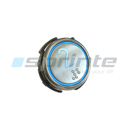 Push button RT42-S IX WG anti-vandal Class I led blue 2 contacts «2»