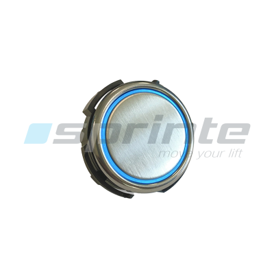 Push button RT42-S IX WG anti-vandal Class I led blue 2 contacts «Blank»