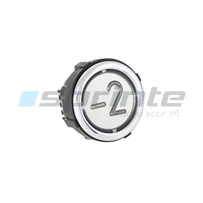 Push button VB42 XI anti-vandal Class II led blue 2 contacts «-2»
