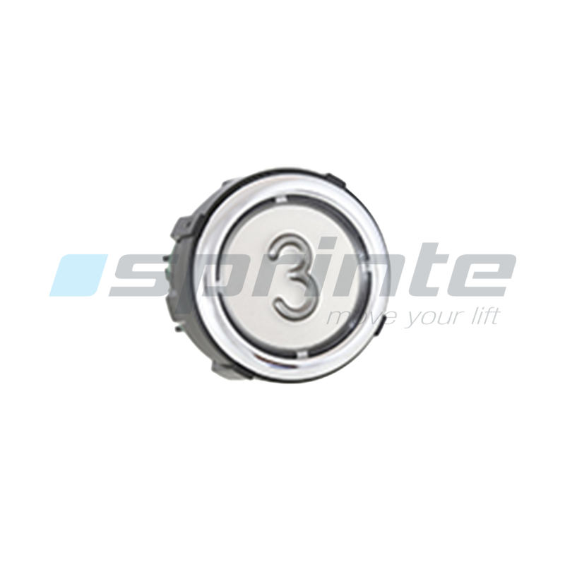 Push button VB42 XI anti-vandal Class II led blue 2 contacts «3»