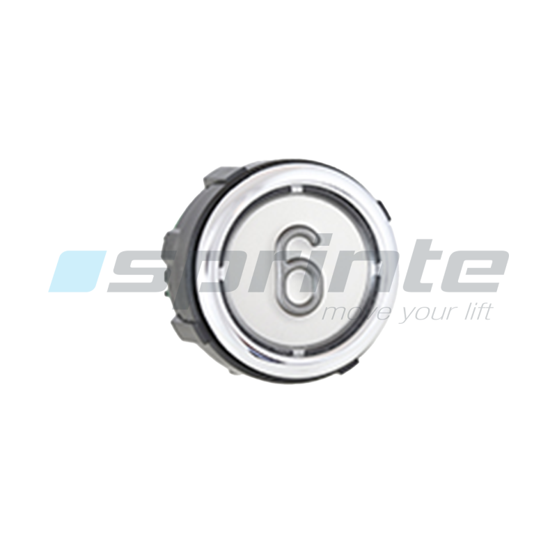 Push button VB42 XI anti-vandal Class II led blue 2 contacts «6»