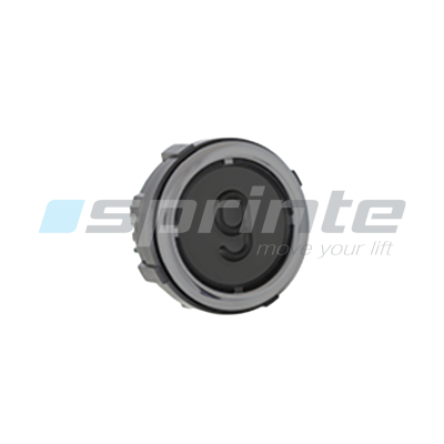 Push button VB42 XI black anti-vandal Class II led blue 2 contacts «9»