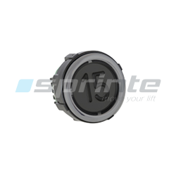 Push button VB42 XI black anti-vandal Class II led blue 2 contacts «15»