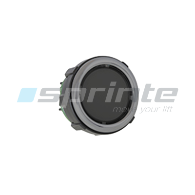 Push button VB42 XI black anti-vandal Class II led blue 2 contacts «Blank»