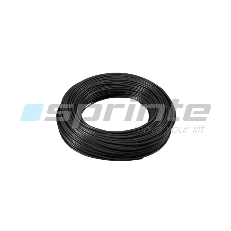 Black wire 05VK 1 X 0.75² (roll of 100m) 12A max