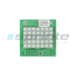 124SP - Display DOT 50mm 1 matrix blue