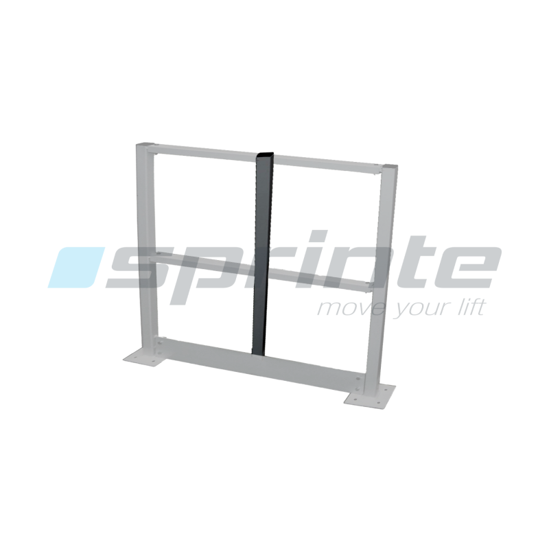 Poteau intermédiaire de garde corps massif + visserie fixation