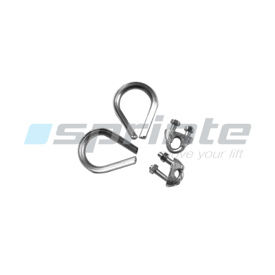 Cable clamp kit for over speed governor D 6mm