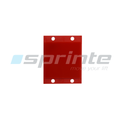 Plexiglass red for signal car lift