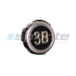 Bouton RT42 IX WG anti-vandale Classe I led bleue 1 contact «3B»